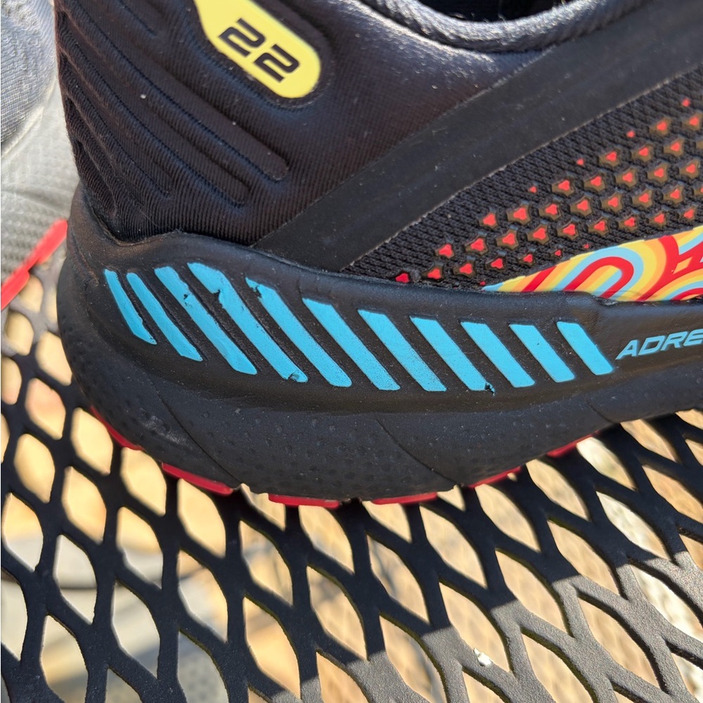 Brooks Adrenaline GTS 22 Running Shoes Black Multi Women’s size 10 - Picture 6 of 11